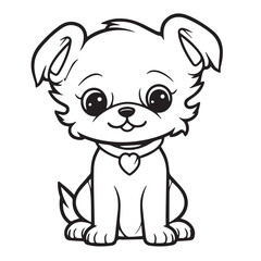small dog coloring pages