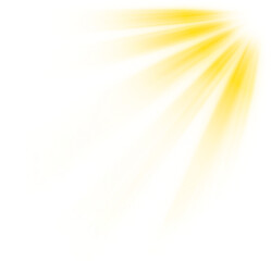 High quality PNG image of sunlight for editing needs