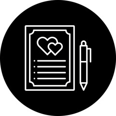 Wedding Contract Icon