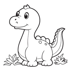 cute Dinosaur coloring pages