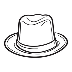 nice hat coloring book