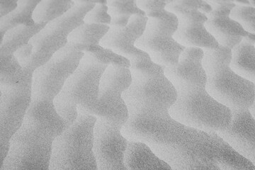 The background image of the sand texture created by the wind