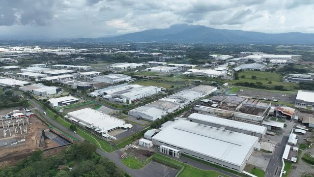Aerial View of the Coyol Free Trade Zone in Costa Rica