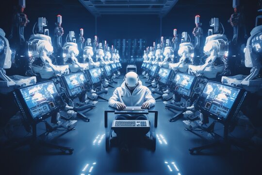 Exploring the Futuristic Cybernetic Laboratory. A Hub of Revolutionary Technologies and Innovations