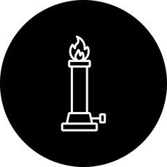Obraz premium Lab Burner Icon
