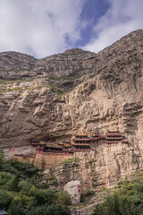Obraz premium The Hanging Monastery Xuankong Si of Datong in China