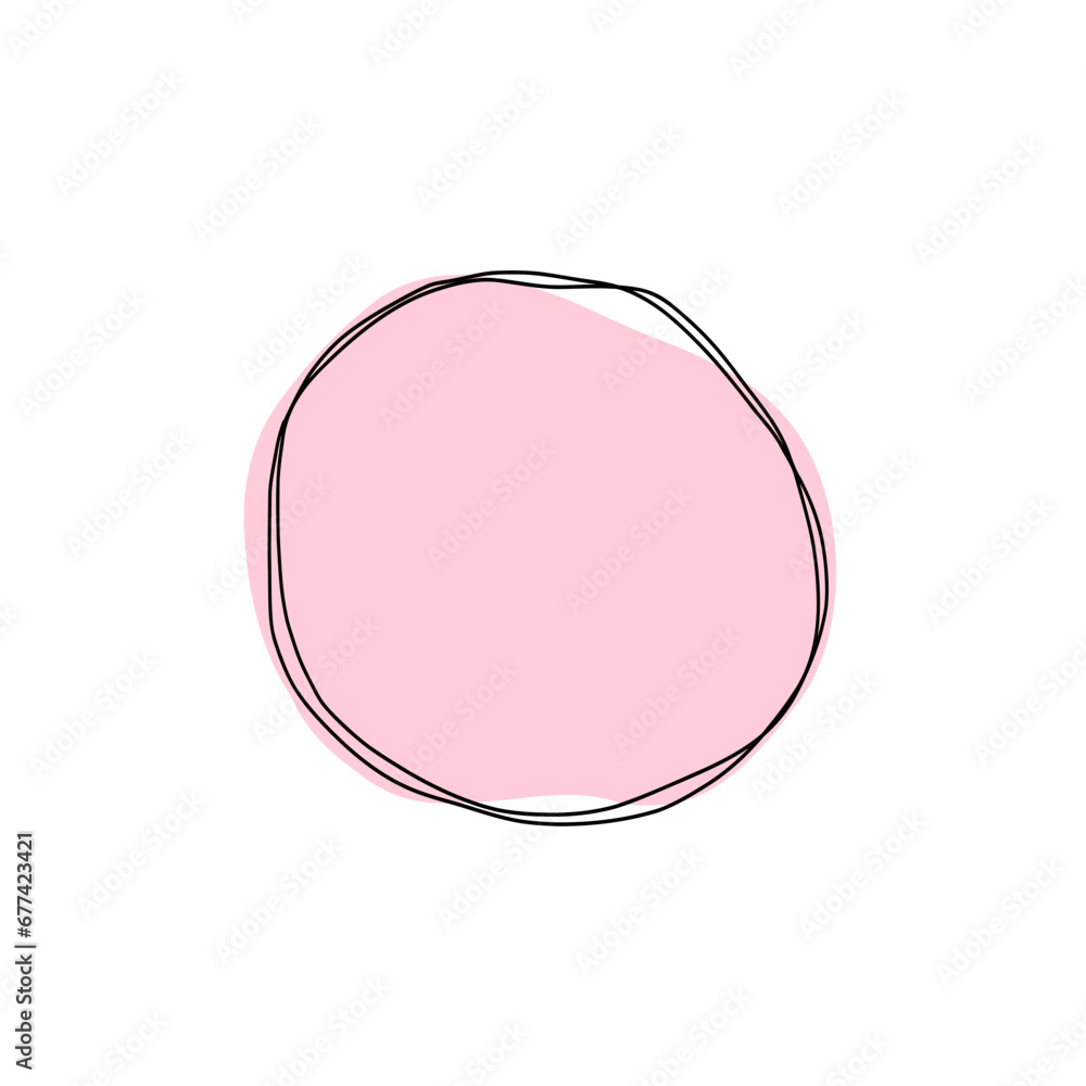 Poster colored vector abstract blobs illustration