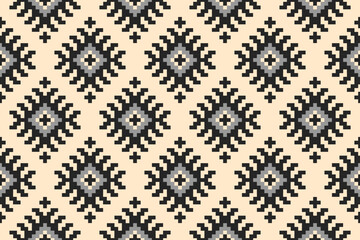 Fabric Mexican style. Geometric ethnic seamless pattern in tribal. Aztec art ornament print. Design for background, wallpaper, illustration, fabric, clothing, carpet, textile, batik, embroidery.