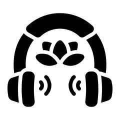 music therapy Solid icon