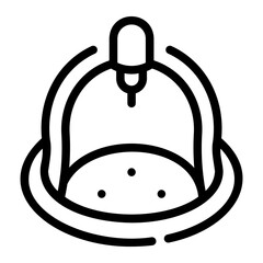 cupping Line Icon