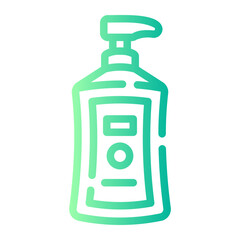 lotion Line Gradient Icon