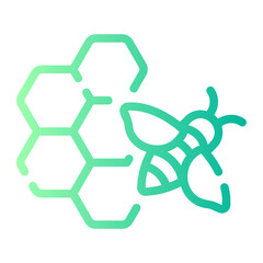 apitherapy Line Gradient Icon