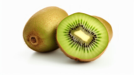 Kiwi Fruit isolated on white background