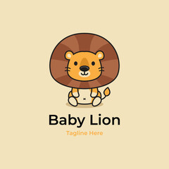 Baby Lion logo, baby store and baby shop