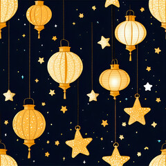 christmas background with stars