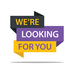 we are hiring banner flyer job vacancy