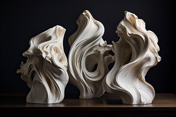 Abstract background with flowing liquid shape. 3D fluid graphic element