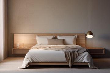 Funiture interior design for modern bed room for home, apartment, residence.