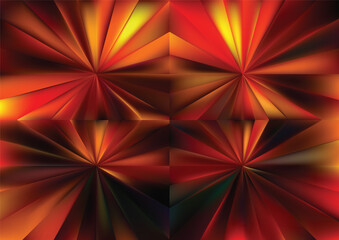 Free vector abstract black red and orange radial burst background design