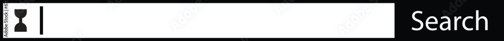 Poster search bar icon flat design. search bar template for user interface, web, app, software. ready searc