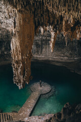 waterfall in the cave