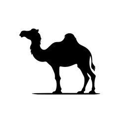 Camel Logo Monochrome Design Style