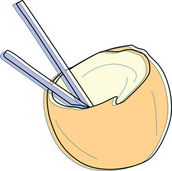 Flat Summer Vector Elelement