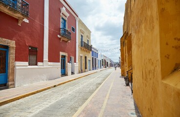 The historical city of Campeche, Mexico