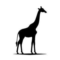 Giraffe Vector Logo Art