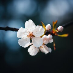 a close up of a flower