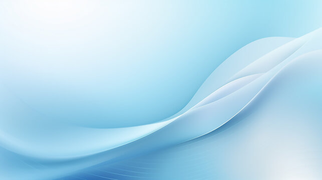 Abstract shiny bright blue waves banner design Dynamic wave shapes composition. wave posters template, ecology brochures, presentations, invitations with place for text. © Nenone
