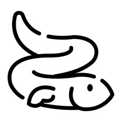 Eel Line Icon