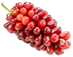 Red Shine Muscat grape  isolated on white, Red Shine Muscat Grape isolated on white background PNG file.