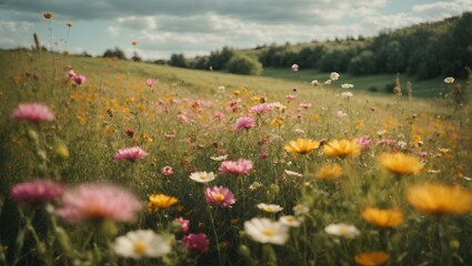 flower plant background ai generation