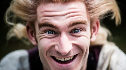 a man smiling for the camera