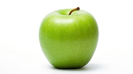 Juicy Green Apple: Fresh Studio Shot of Crisp Fruit for Healthy Eating