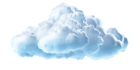 cloud isolated on white background
