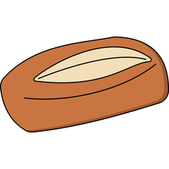 Bread Doodle Hand Drawn Illustration PNG Transparent Background