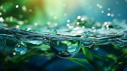 drops of water HD 8K wallpaper Stock Photographic Image 