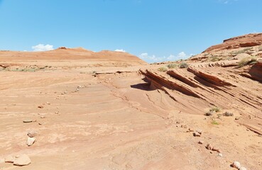 The beautiful Hangin Garden Trail in Page, Arizona