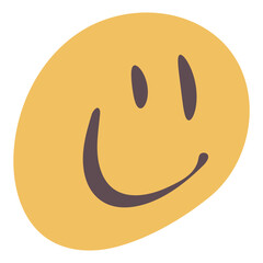 distorted retro emoji vector