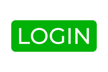Login button element green design template transparent background file format PNG, log in button illustration template, button login png