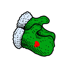 hand drawn fruit