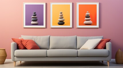 Luminous Artistry: Canvas Prints with Decoration Lights