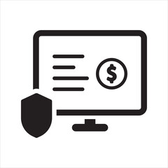 Secure Online Banking Icon