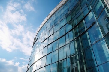 Towering Marvel of Glass and Steel Generative AI