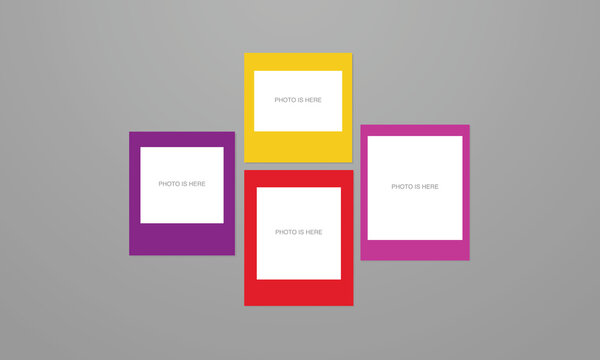 Photo frames, Photobooth frames, modern design template