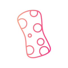 sponge line icon