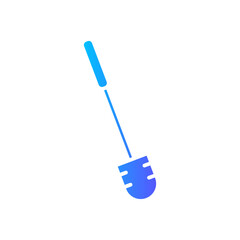 toilet brush gradient icon