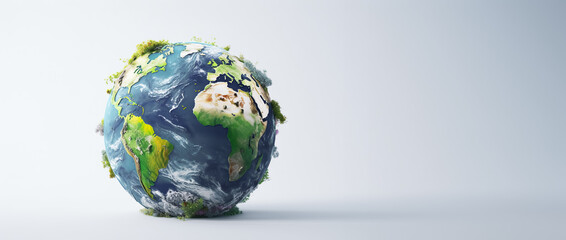 Save the world and environment concepts.earth day and network organization.ecology of life plant and animal.green and clean energy. - obrazy, fototapety, plakaty